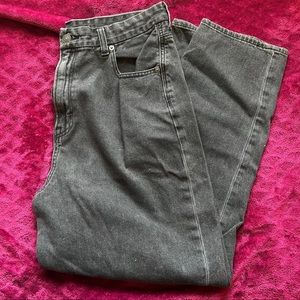 curvy american eagle mom jeans